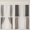 Various Gray And White Curtain Designs For Modern Home Window Decor