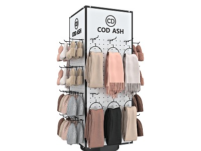 Custom Rack Display Rack Rotating Rack Jewelry Display Rack Commodity Custom Rack Movable Umbrella Rack 3d model