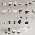 Surveillance Traffic Surveillance Camera Security Facilities Electronic Eye Security Surveillance Camera 3d model