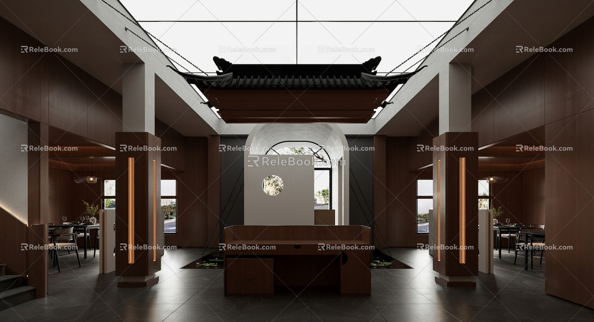 New Chinese Restaurant 3d model