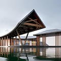 New Chinese Exhibition Hall Architecture Art Museum Architecture Museum Architecture Sales Department Architecture 3d model