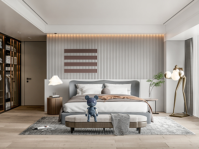 Modern Bedroom 3d model