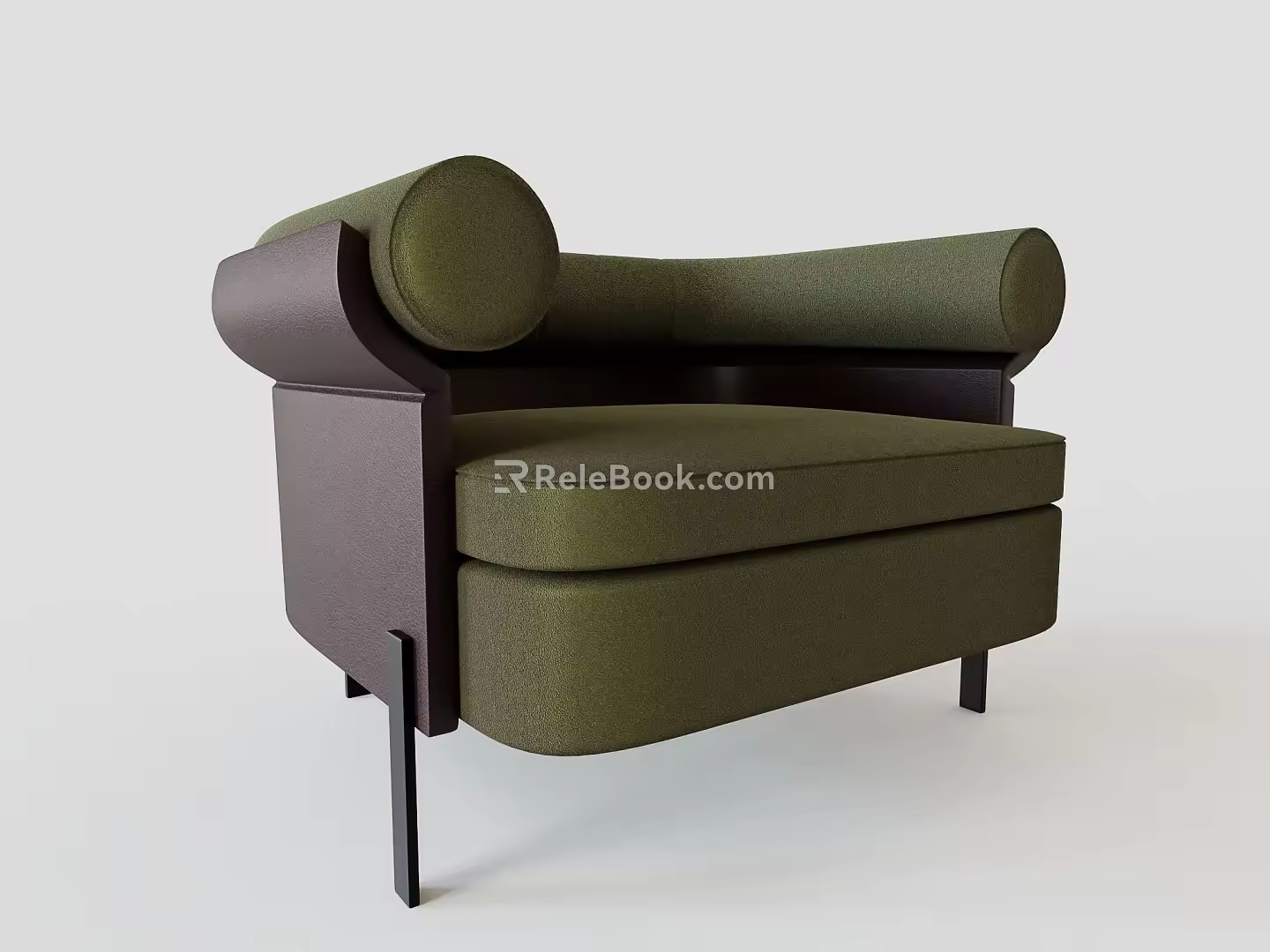 Modern Single Sofa Chair Lazy Sofa Leisure Chair 3d model