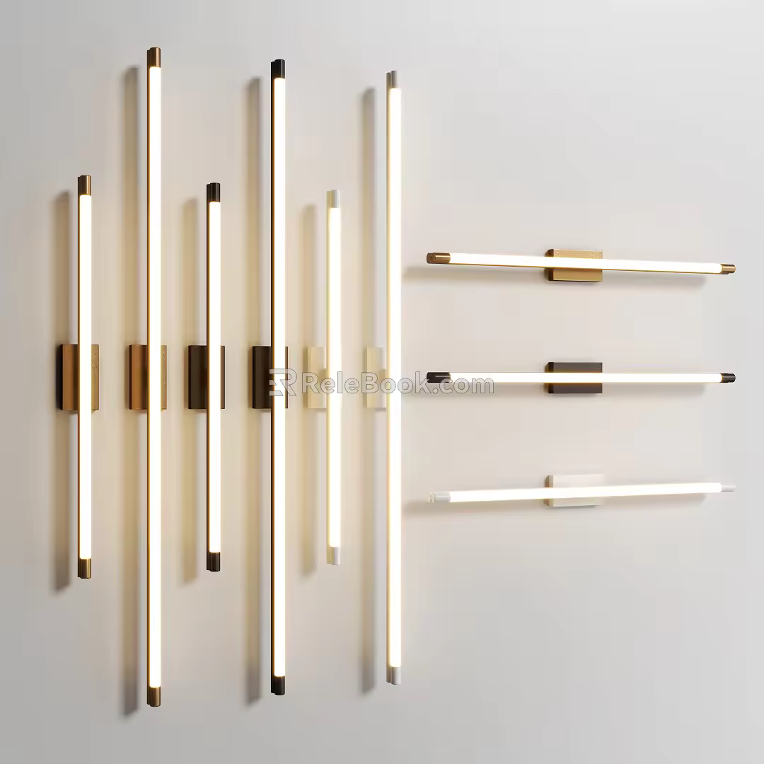 Modern wall lamp 3d model