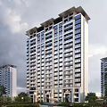 New Chinese-style Residential District Residential District Complete Set 3d model