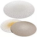 Round Rugs With Dot Patterns In Various Colors 3d model