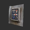 Commercial Complex Industrial Control Panel With Metal Plate Buttons And Indicators