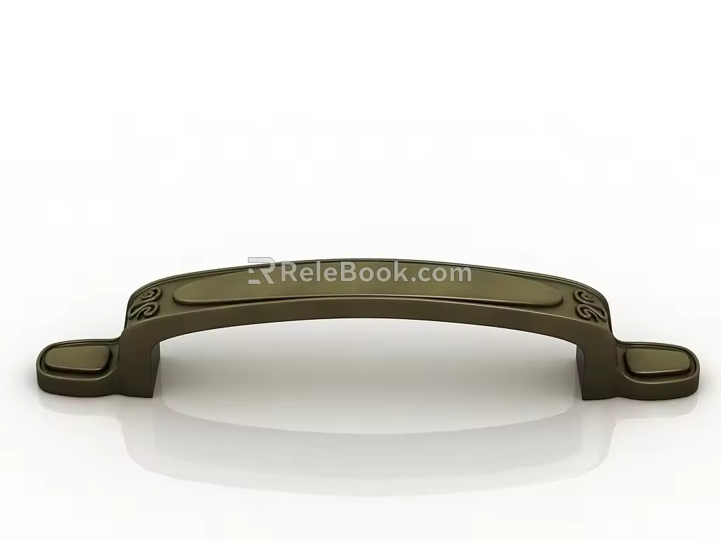 Modern classical handle 3d model