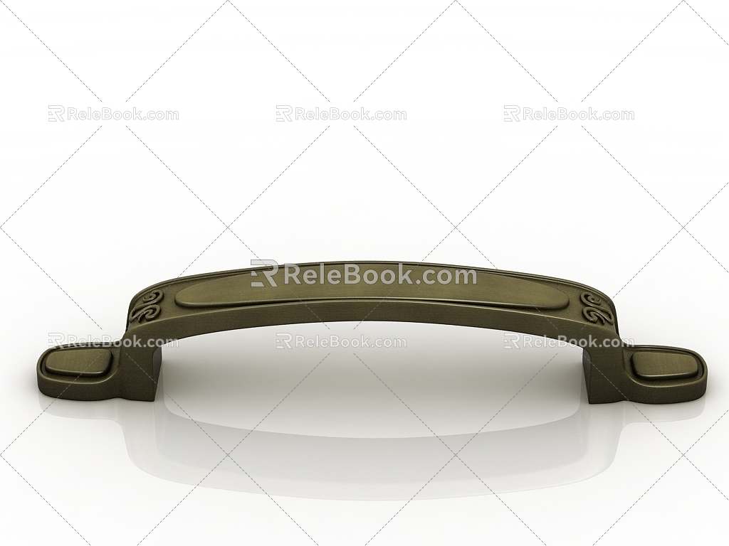 Modern classical handle 3d model