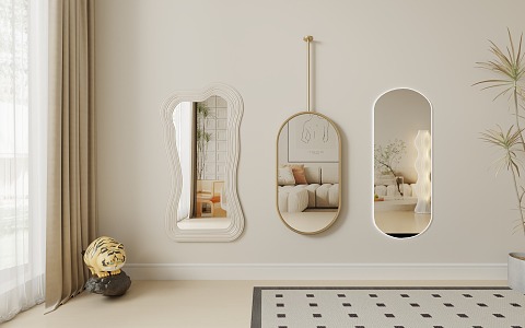 Modern Mirror 3d model