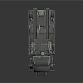 Industrial Style Military Truck With Metal Frame Open Structure And Large Tires