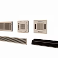 Various Air Conditioner Air Outlets With Different Grille Designs And Styles