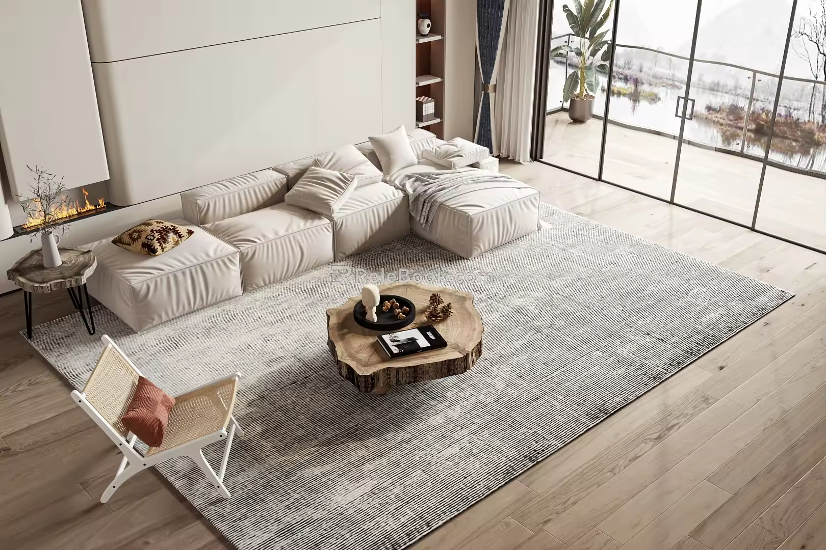 Style Combination Sofa 3d model