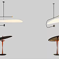 Modern lamp combination 3d model