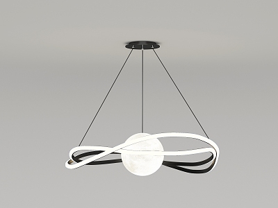 Modern minimalist chandelier model