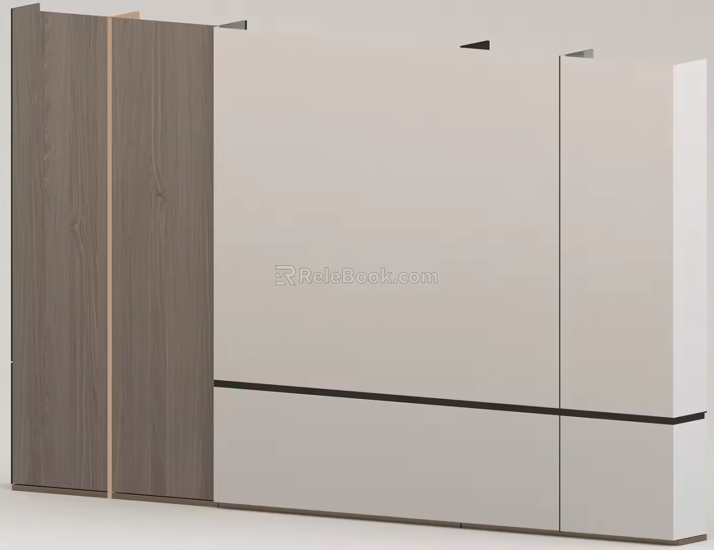 Simple background wall 3d model