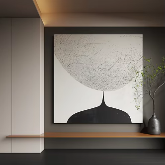 Modern Hanging Painting Modern Decorative Painting Abstract Painting Living Room Hanging Painting 3d model