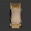Vintage Wooden Wagon with Canvas Cover and Two Large Wheels Design