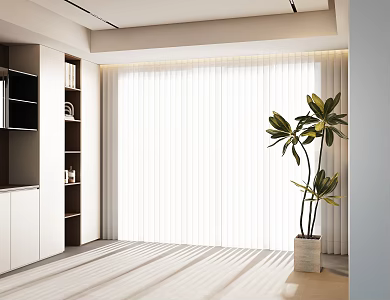 Modern dream curtain 3d model