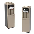 Modern Floor Standing Water Dispensers With Beige Gray Design For Home Office Daily Use