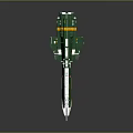 Modern Battleship Starship Space Battleship Sci-Fi Battleship 3d model