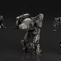 Game And Movie Characters Featuring Giant Mechanical Robots With Small Human Figure
