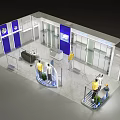 Modern Clothing Store Interior Design With Open Layout Mannequins And Display Shelves