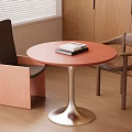 Modern Middle Ancient Style Casual Table and Chair Dining Table and Chair 3d model
