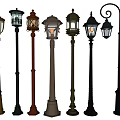 Various Stylish Outdoor Lights with Decorative Designs for Garden and Yard Use