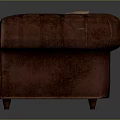 Burgundy Tufted Sofa with Three Beige Cushions Scroll Armrests and Classic Living Room Furniture