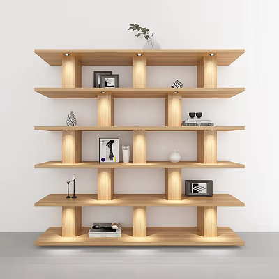 Modern Bookshelf 3d model