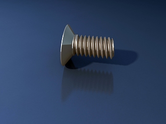 Modern Screw Hardware Phillips Screw 3d model