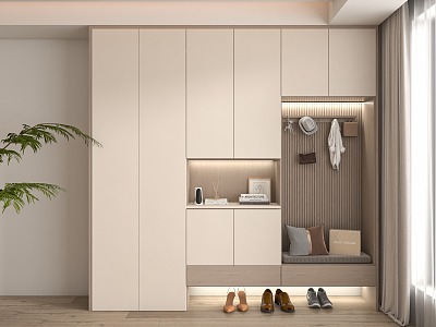 Modern shoe cabinet model