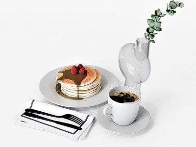 Modern Tableware Food Beverage Tea Cup Coffee Cup Vase Pendulum model