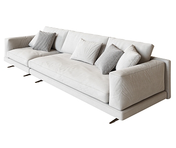 Three-seat sofa 3d model