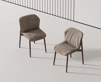 Modern single chair 3d model