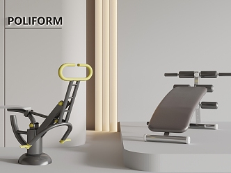 Fitness Equipment Sports Equipment 3d model