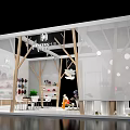 MATTERS HUB Modern Store Showroom Featuring Glass Windows Interior Lighting And Decorative