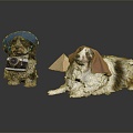 Modern Dog Pet Dog Pet Dog 3d model