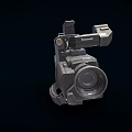 Vintage Retro Digital Video Camera With Classic Design And Old Fashioned Recording Features