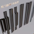 Long Modern Handles for Cabinet Doors and Glass Door Furniture Hardware