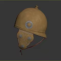 Ancient Bronze Helmet With Decorative Details And Historical Design Elements
