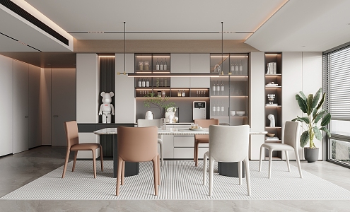 Modern Restaurant 3d model