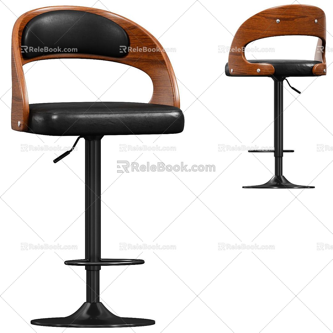 Modern Bar Chair Bar Chair Bench Bar Chair High Chair 3d model