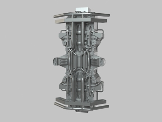 Industrial LOFT Parts 3d model