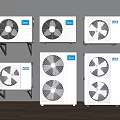 Air conditioner External unit Central air conditioner 3d model
