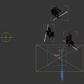 Game Movie Horned Armored Warriors Character With Weapons In Various Poses