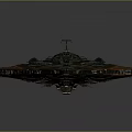 Futuristic Cosmic Spacecraft With Detailed Hull Design And Advanced Systems