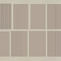 Modern Wall Paneling With Various Vertical Stripes And Wood Textures Design