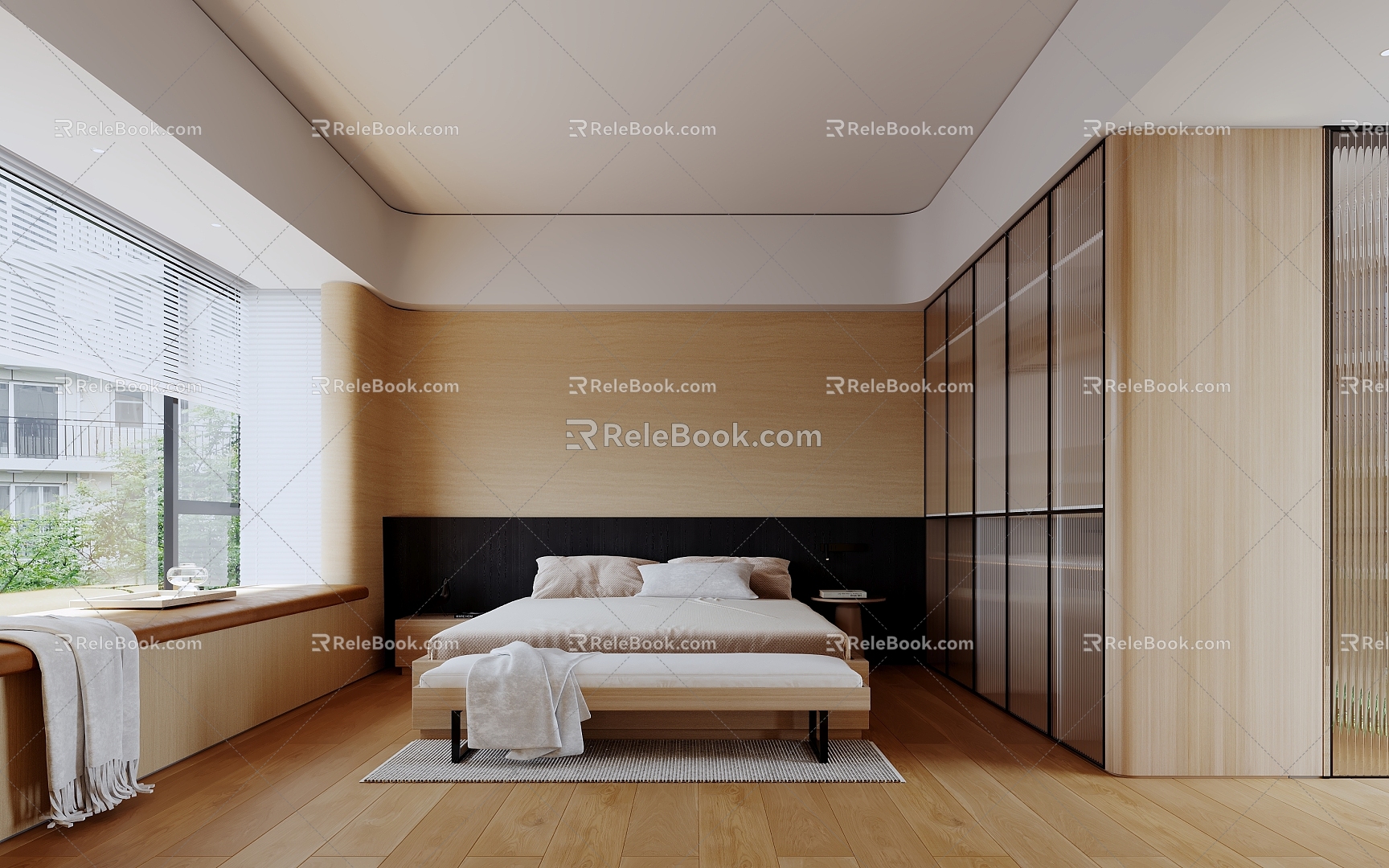 Home improvement bedroom bed 3d model